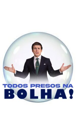 André Marinho Instagram - TODOS PRESOS NA BOLHA! 🫧📉🇧🇷 Nossa verdadeira divisão não é entre lulistas e bolsonaristas; é entre as pessoas de ambos os lados que não estão dispostas a se misturar com os seus compatriotas, brasileiros de carne e osso que sejam de fora de sua tribo política e, portanto, não tem ideia de como eles realmente são, muito menos da existência das muitas pessoas de ambos os lados que ainda estão dispostas a fazer isso! 

->> Esse tribalismo não acaba bem! Quando nos limitamos a bolhas, pontos de vista alternativos tornam-se não apenas questionáveis, mas inaceitáveis, intragáveis e merecedores de destruição. ⬇️ Comente aqui a sua opinião sobre esse dilema da nossa sociedade atual e como podemos enfrentá-lo!