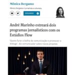 André Marinho Instagram - ✍🏼⚡️🗞🩴👀 Fui hoje no @flowpdc pedir bênção ao meu novo parceiro @igor.3k para o nosso @flownews - a nova vertical de notícias dos @estudiosflow ! Botei no pé o icônico chinelo do homem para dar sorte nessa nova fase. Agradeço ao CEO do Flow @gaigher14 pela confiança, aos meus novos colegas @carlostramontina @marcelamrahal @carolmoreira3 @paulocruzphi & @lucas_faraldo por embarcarem comigo nessa empreitada, a toda equipe de produção comandada pelo @rahalrahal que tem sido impecável e a @monica_bergamo pela matéria sensacional na @folhadespaulo anunciando esse grande momento! => Sigam agora @flownews , inscrevam-se no nosso canal no YouTube (link nos stories) e acompanhem a nossa programação! => Flow News: onde divergências não dividem, enriquecem! Seguimos juntos! 🤝🚀