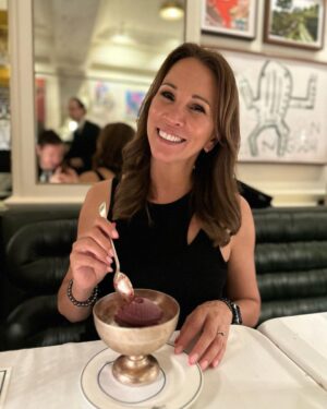 Andrea McLean Instagram - 4 things I did this week to fill my cup that had nothing to do with work
1. Mum and I went to my son Finlay’s graduation from uni. It feels like two minutes ago from when I took him in for his first day at infant school, and suddenly this week he graduated! How did that happen? We are all very proud of him. 
2. Amy and I went to see @missmikasimmons in the brilliant play Disruption at the Park Theatre in Finchley. It is SO GOOD - a Black Mirror style multi layered moral dilemma. Loved it!
3. Had a wonderful evening out celebrating @chrisbaber birthday at @langansbrasserie with @nickfeeneycoach Just a great night of great company, lots of laughter, chat and fabulous food. 
4. We waved off my lovely sister Linda and husband Rory and niece Meghan who have been over celebrating Linda’s birthday. I love spending time with my sis, she’s just ace. I felt very lucky this week. It was nice. 😊
#4things