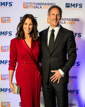 Andrea McLean Instagram - Just got sent these lovely pics from the @childrenwithcanceruk event on Saturday 🥰
It was a beautiful evening, and raised money for an incredible cause. Thank you @jo_elvin for the invitation, and the great company - @kellyhoppen 
@leannehainsby 
#charity 
#childrenwithcanceruk