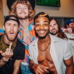 Andrew Bachelor Instagram - Yesterday I had food poisoning but it didn’t matter because my bro @hardy was performing in front of 70,000 people 🔥🔥🔥 SoFi Stadium
