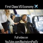 Andrew Bachelor Instagram - First Class VS Economy ✈️🤣 w/ @hannahstocking @spence @reedobr0wn