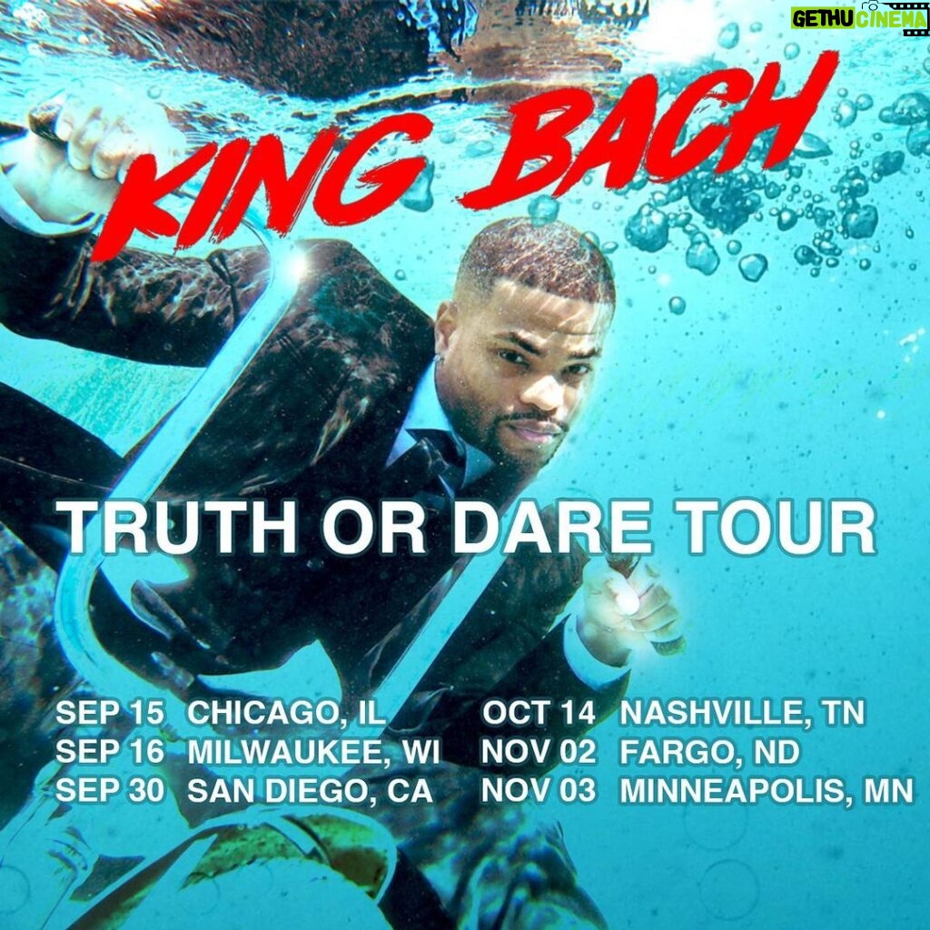 Andrew Bachelor Instagram - ‼️New Tour Dates‼️Get your tickets now!! At kingbach.com LINK IN BIO! See you soon 🙏🏾❤️
