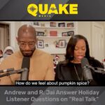 Andrew Gillum Instagram - Pumpkin versus sweet potato? You know which wins…🧐 New episode with @rjaigillum out on @quakemedia & @applepodcasts…show link in bio