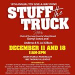 Andrew Gillum Instagram - If you’re in the Tallahassee area, please consider joining us today for our first “Stuff the Truck” event for the annual toy drive. Bring unwrapped toys and coats and drop them off from 11am-2pm in the parking lot outside JoAnn’s on Thomasville Road. Let’s make this Holiday season special for everyone in our community.