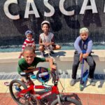 Andrew Gillum Instagram - Taking in this Sunday Funday with sights from the Bike/Scooter Squad at @discovercascades ! Don’t tell this crew that they don’t own the joint (tax payer funded - so I guess they kinda do…🤔 Wait until they learn which mayor negotiated the land transfer to help get us here… #humblebragg #TheyMightEraseButIDont 😌