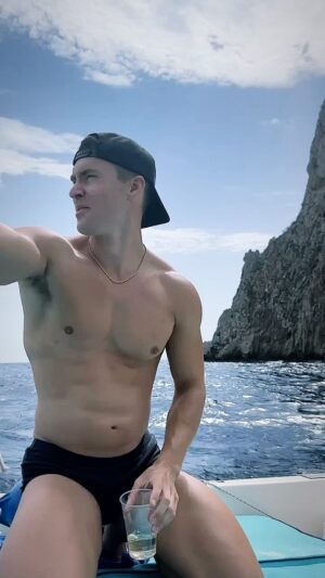 Andrew Neighbors Instagram - I recorded footage for a capri YouTube video but this is all I could do. And yes I know. I am the land ho.