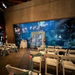 Andrew Neighbors Instagram - Lol 2 for 1 special. Awesome idea to have a wedding at the aquarium! Seattle Aquarium