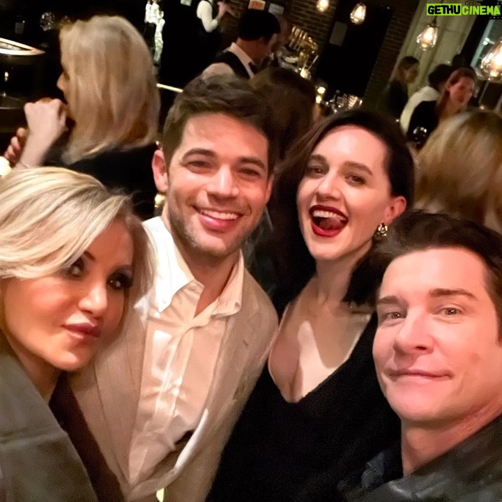 Andy Karl Instagram - #wbw to this past Monday😜Our friend @jeremymjordan stars in the upcoming 🎥 @spinninggoldmovie which debuts in select theaters across the country on March 31st‼️‼️Jeremy gives an absolutely stunning performance as legendary music mogul & founder of CASABLANCA records 💿 #neilbogart that you DO NOT WANT TO MISS‼️‼️🎤🎤 The story, the music, the stars, including @ledisi @lyndsyfonseca @jasonderulo and @foglersfictions (just to name a few) are all absolutely riveting‼️‼️ It’s a story most never knew and will no doubt, be mesmerized by‼️‼️Thank you for having us, @cinemasociety & @tsbogart😀 WE LOVED IT🎉 . . . #spinninggoldmovie #neilbogart #movie #jeremyjordan #biopic #musicbusiness #iykyk #intheatersonmarch31st #joyfulnoise