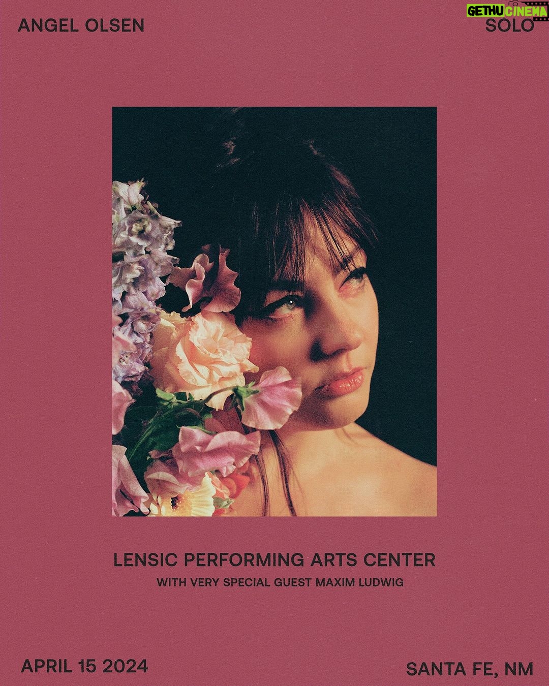 Angel Olsen Instagram – Santa Fe I am so excited to be visiting and playing  here again. I have many fond memories !! What a magical place 🌹 Performing  solo With a