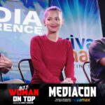 Angela Morena Instagram - [NOW HAPPENING] VMX Heavenly Crush, Angela Morena at the Grand Media Conference of the newest Vivamax Original Film, BJJ: WOMAN ON TOP! Directed by Linnet Zurbano. World Premiere this SEPTEMBER 29 only on Vivamax! #BJJWomanOnTop #BJJWomanOnTopMediaCon