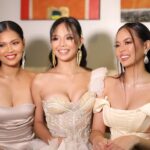 Angela Morena Instagram - Through laughter and tears, we will always be there for one another. I love you @micaellaraz and @stephanieraz_ ❤️❤️❤️ #razsisters Hair and make up | @naf.candelaria Stylist | @jemstaana Photographer | @melobalingit
