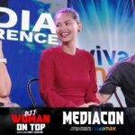Angela Morena Instagram - [NOW HAPPENING] VMX Heavenly Crush, Angela Morena at the Grand Media Conference of the newest Vivamax Original Film, BJJ: WOMAN ON TOP! Directed by Linnet Zurbano. World Premiere this SEPTEMBER 29 only on Vivamax! #BJJWomanOnTop #BJJWomanOnTopMediaCon