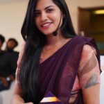 Angelin B Instagram - 🫶🏻🫶🏻🧿🧿 👗 @hams_collections 📸 @smart_.raja #vjangelin #hashtag #suntv #sunnews #ssmusic #traditional #saree #trending