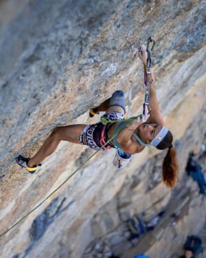 Angie Scarth-Johnson Instagram - Pornographie 9a/35 ✅🔴

When I stuck that crux move, I knew.🙈
I am so thrilled to tick this one off, it was one of my biggest goals for the year. Clipping those chains was a very 
emotional and memorable experience. 

Thankyou to everyone who helped along the way!

📸 @mtnz.adri @daniel___mrtnz
Also known as ( @liqen.studio )

more about my journey and thoughts on pornography soon… 🤍

@redbullau @climbing_anchors @thenorthface_aunz @tenayaclimbing @camp1889 @mytendon  @cvok9c @climbersagainstcancerofficial @climbskinspain @frictionlabs #neverstopexploring #tenayaclimbing #climbinginspain #womanclimbers #climbskin #chalkupless #newstandardinchalk #climbinganchors #tenayaathlete