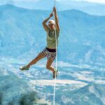 Angie Scarth-Johnson Instagram - What static ropes are really meant for.🏔😛 the views are always better when your hanging! 🤍 Tb to last season in ceuse..🦋 @redbullau @climbing_anchors @thenorthface_aunz @tenayaclimbing @camp1889 @mytendon @cvok9c @climbersagainstcancerofficial @climbskinspain @frictionlabs #neverstopexploring #tenayaclimbing #climbinginspain #womanclimbers #climbskin #chalkupless #newstandardinchalk #climbinganchors Céüse La Falaise The Cliff