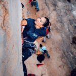 Angie Scarth-Johnson Instagram - Siurana climbing festival 🤍 reconnecting with local friends And sharing our obsession for rock😮‍💨 📸 by @mardiazphotographer @siuranaclimbingfestival @tenayaclimbing @thenorthface @thenorthface_aunz @camp1889outdoor @kneepad_blakpad Siurana, Cataluna, Spain