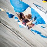 Angie Scarth-Johnson Instagram - For the first time ever , 8 teams competed in a dual accent multipitch race up the Verzasca dam. Yesterday @sashadigiulian and I reached the top of the 6 pitched 220m dam wall, a true test of trust and confidence and one of the best experiences. ☀️ @redbulladventure @redbullau @climbing_anchors @thenorthface_aunz @tenayaclimbing @camp1889 @mytendon @cvok9c @climbersagainstcancerofficial @climbskinspain @frictionlabs #neverstopexploring #tenayaclimbing #climbinginspain #womanclimbers #climbskin #chalkupless #newstandardinchalk #climbinganchors #tenayaathlete Val Versazca