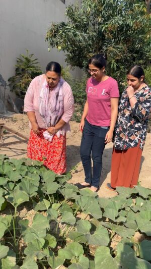 Anita Devgan Instagram - Ess vari kitchen garden da inj kiti  inauguration😘