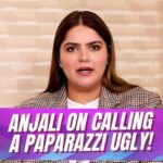 Anjali Anand Instagram - @anjalidineshanand opens up on her comments towards a paparazzi! #anjalidineshanand #RockyAurRaniKiiPremKahaani #podcast #SiddharthKannan #sidk