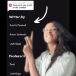 Anjulie Persaud Instagram - Official songwriting credit!! #songwriter #ladygaga #artpop #credit