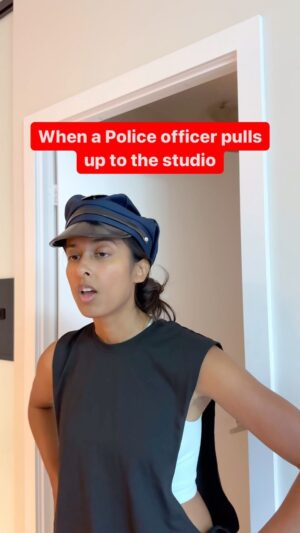 Anjulie Persaud Instagram - Wait for it… 😳 True story 👀 #police #producertok #studio #reels