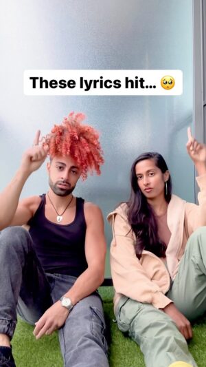 Anjulie Persaud Instagram - These lysics hit… 🥺❤️ #lyrics #singersongwriter #sadsong #studio #reels