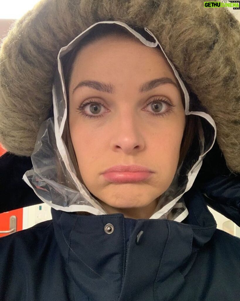 Anna Passey Instagram - Some lost and forgotten BTS shots. 1. Skipping Warren 2. double raincover 3. Be a surgeon, bump off Norma 4. Soap awards dress trying on 5. How many coats is enough coats?