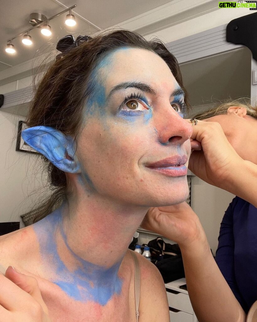 Anne Hathaway Instagram - Rise and Grind! Special shout out to @mollyrstern, @lonavigi and @spasicov who turned out this #episodefour stunner in an hour and a half (Getting it all off took weeks, just saying). #wecrashed @appletvplus