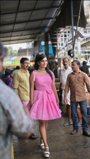 Ansha Mohan Instagram - Desi Barbie ready to slay at the market! 🥦
.
#DesiBarbie #MarketReady
.
Barbie Mokeover @lyra_unisex_salon 
Barbie outfit @garggyboutique 
DOP @aswal_shaji 
.
#fyp #thrissurmarket