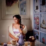 Ansha Mohan Instagram - You smell like love 🤍💜 . Location @sugarsisters4u Mua @makeoverbyhayahakeem_ Click @rijil_kl Styling @soorya____sankar Costume @sole_by_sooryasankar . #photo #photoshoot #photooftheday #instagood #instamood #instadaily #ootd #ootdshare #outfitoftheday #streetstyle #trend #photography #lookbook #goodhairday #photomood #shootmode #fashion #fashioninspo #style #styleinspo #girlpower #styleicon #fashionable #fashionnova #fashionblogger #styleblogger