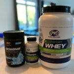 Anthony Carelli Instagram - These are my 3 right now, #domin8 & l-carnitine before my work out & protein as a post workout meal, I add carbs and healthy fats to make it a complete meal. Most importantly I feel great! @purevitalabs #Nutrition #Supplements #Training #Fitness #Health Woodland Beach