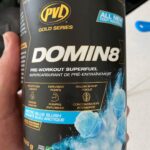 Anthony Carelli Instagram - My sleep has been off lately, and it’s affecting my morning workout energy, thankfully there is #domin8 to help me through! @pvl Woodland Beach