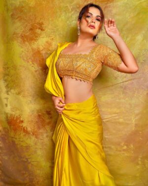 Anupama Agnihotri Instagram - Indian fashion is a complex saree of glamour, modesty and seduction.

@samirafashionofficial 
@labelheenabafna 
@shotbysaurabh 
@sara_makemeup_academy 
#look #looks #lookbook #ootd #potd #style #sections #teamlfg #instadaily #instamood #anupmaagnihotri #saree #
