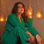 Anupama Agnihotri Instagram - Peace or greed – what’s your green today? 👗 @samirafashionofficial 📸 @shotbysaurabh 💄 @sara_makemeup_academy #look #looks #sections #teamlfg #reelsinstagram #instadaily #instapost #anupmaagnihotri