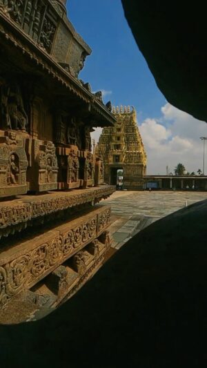 Arjun Kamath Instagram - On my recent trip to Belur and Chikmagalur, I was left stunned by the beauty in the archaic, the quaint, and the holy. Here's a tiny attempt at capturing a small part of the glory I witnessed. @goproindia @gopro 

Shot by me. Video edit by @rasikaraghunath 

 
#gopro #GoProHERO9Black #GoProIndia #GoProFamily #travel #belur #chikmagalur #sunlight #temple #architecture #nature #instagram