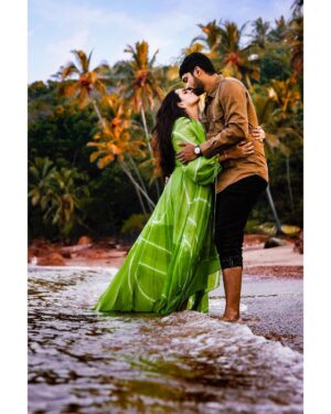 Arjun Kamath Instagram - There's a place where the sun glimmers ceaselessly and the rosefinch sing. Where the waters are a holy emerald and the skies, a powdery cotton candy. It is here that our hearts will always meet, enveloped in a sweet embrace and eternal bliss. And it is in these moments that I will always find a home. Drenched happy in love, without a care of the world, and ever so gently cradling in your arms.

Pragnya and Hemanth, Goa 2022

#CapturedOnCanon with a @canonindia_official EOS R5 with a Canon RF 24-70mm F2.8 L Lens

#arjunkamathphotography #preweddingshoot #photography  #prewedding #preweddingphotography #photoshoot #coupleshoot #goa #nature #love #beach #beautiful #happy #art #DoGreatWithCanon #MentorsInFocus #EOSMaestro #instagood #instamood #instagram