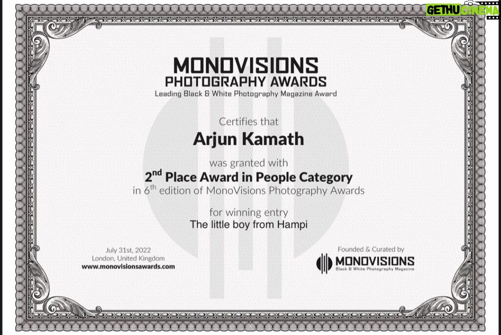 Arjun Kamath Instagram - Happy to have been awarded 2nd place in the People(single) category from over 3000 entries worldwide at MonoVisions 2022 for my image “The little boy from Hampi”. Image description: I made this portrait of 12-year-old Ajitha while he was busy guarding a tribe of goat on the outskirts of Hampi, Karnataka(India). I smiled at him and asked politely, "Do you go to school?" (in Kannada, which is the local language). He smiled back warmly and said, "No..." ("illa" in Kannada). That "No" and his innocent smile still hasn't left my mind. Whether it a happy no, or a sad no, we'll never know. #monovisonsaward #photography #competition #awarded #winner #monochrome #blackandwhite #arjunkamathphotography #portrait #boy #people #hampi #karnataka #india #DoGreatWithCanon #MentorsInFocus #EOSMaestro #instagood #instagram