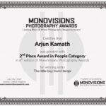 Arjun Kamath Instagram - Happy to have been awarded 2nd place in the People(single) category from over 3000 entries worldwide at MonoVisions 2022 for my image “The little boy from Hampi”. Image description: I made this portrait of 12-year-old Ajitha while he was busy guarding a tribe of goat on the outskirts of Hampi, Karnataka(India). I smiled at him and asked politely, "Do you go to school?" (in Kannada, which is the local language). He smiled back warmly and said, "No..." ("illa" in Kannada). That "No" and his innocent smile still hasn't left my mind. Whether it a happy no, or a sad no, we'll never know. #monovisonsaward #photography #competition #awarded #winner #monochrome #blackandwhite #arjunkamathphotography #portrait #boy #people #hampi #karnataka #india #DoGreatWithCanon #MentorsInFocus #EOSMaestro #instagood #instagram