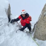 Ashima Shiraishi Instagram - Chamonix photo dump ♻️📷 Tues: lead world cup finals ▶️ Wed: mountaineering type beat 🏔⛏🪖. (Was terrified of the axe and crampons 90% of the time) Digital Crack was equally wet as it was majestic, but I'm v happy I got to pull some moves! 😢❄️💧grateful to have had the privilege of traveling abroad to do what I love w some high-quality people 💟🎇 thank you @johnrobeds for leading us up Aiguille du Midi and @gajdaphotography , for the pictures and being a trooper/fellow novice alpine climbing companion🤝- wouldn’t have done it without you. Aiguille du Midi - 3842m