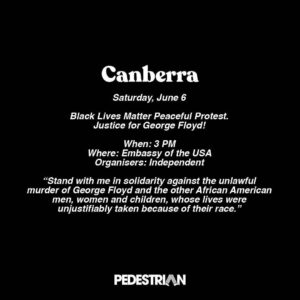 Ashleigh Cummings Instagram - WARNING: this post contains names of deceased people.

AUSTRALIA!! To protest systemic racism and the deaths of people like George Floyd and David Dungay Jr who both said in their final moments, “I can’t breathe” to police, mask up, keep 1.5m apart and use your voice! I’ll be joining you in spirit ❤️💛🖤 Remember: Black, Indigenous and POC communities are disproportionately affected by the virus so please take ALL precautions so we don’t perpetuate the injustices we’re fighting.

Repost from @pedestriantv
•
Protests in support of George Floyd, #BlackLivesMatter and Indigenous deaths in custody are being organised around the country – here's where to find them. More details at the link in bio.