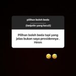 Atta Halilintar Instagram - "Saya punya pilihan, kamu punya Pilihan. Jangan ada perpecahan, Kita satu Indonesia kan" di dalam keluarga saya sendiri pun berbeda beda, belum diteman teman saya, belum kantor bahkan karyawan saya pun pilihaannya berbeda beda,Itulah indonesia berbeda beda tapi kita semua tetap Merah Putih🇮🇩 🤍 #PemiluDamai #UntukIndonesia Cinta damai peace 🫶 VOTE DIBAWAH