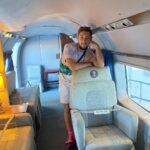 Augustus Prew Instagram - Me and @dankyklein geeked the fuck out at the Reagan Presidential Library, went on 1980’s Air Force One baby (yeeeeaaahhhh!!!), bought every single commemorative photo possible AND saw a model of a horse with no legs coming out of the floor there for some reason Reagan Library