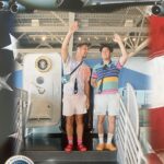 Augustus Prew Instagram - Me and @dankyklein geeked the fuck out at the Reagan Presidential Library, went on 1980’s Air Force One baby (yeeeeaaahhhh!!!), bought every single commemorative photo possible AND saw a model of a horse with no legs coming out of the floor there for some reason Reagan Library