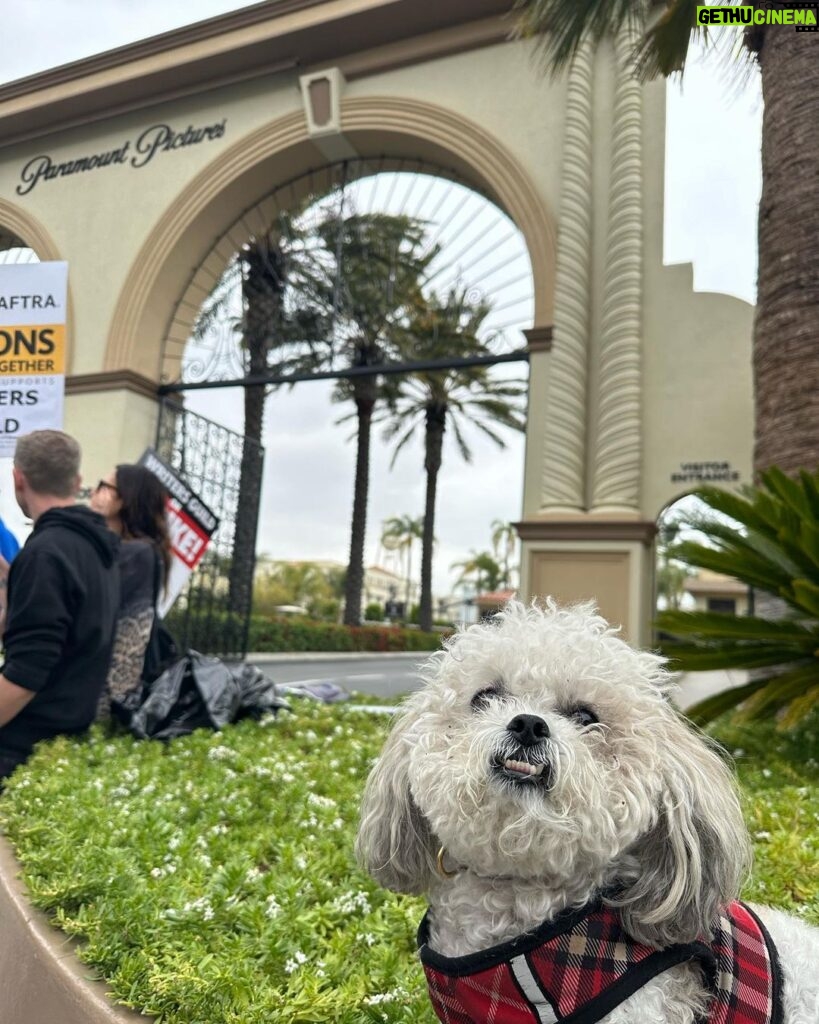 Augustus Prew Instagram - Cheech, me and Auntie Alexis out picketing the studios’ greed in support of our talented @wgawest writers!! As a proud @sagaftra union member, I’m here to support my colleagues and friends! We’re all in this together folks! No writers, no shows, no jobs for anyone. Pay our writers a fair livable wage AMPTP!! Los Angeles, California