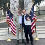 Augustus Prew Instagram - Meet the newest citizen of these beautiful United States of America! 😊🇺🇸❤️ Los Angeles, California