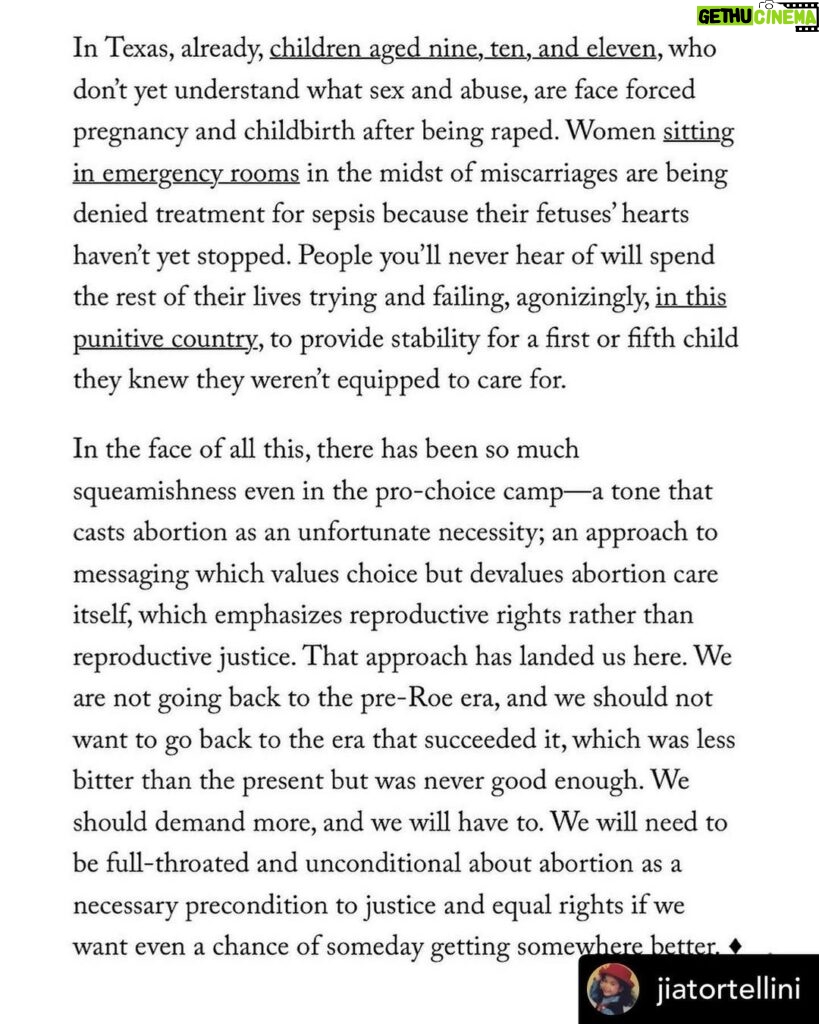 Augustus Prew Instagram - This article by @jiatortellini really hits home and dissects how we got to this place of unmitigated disaster, what’s gonna happen now, what the short and long term consequences are and what we need to do as pro-choice, pro-equality, pro-justice, anti-racist, queer allies/advocates/people to get us all out of this incredibly dangerous place we now find ourselves in. Abortion is healthcare. Healthcare is a human right. “Abortion is a necessary pre-condition to justice and equal rights” What she said. Thanks @jiatortellini for writing this incredible piece and thank you for reposting this @alokvmenon Los Angeles, California