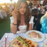 Ava Allan Instagram - smiling at sushi is very on brand for me