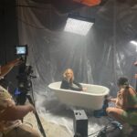 Ava August Instagram – BTS Part 1 of the Music Video for Beauty Queen 👑 this was the bathtub scene and I’m so happy with how it turned out. I had told the production team I wanted a moody scene in the bathtub and they nailed it! And yes…the water was freezing. Link in my bio to watch 🫶🏻