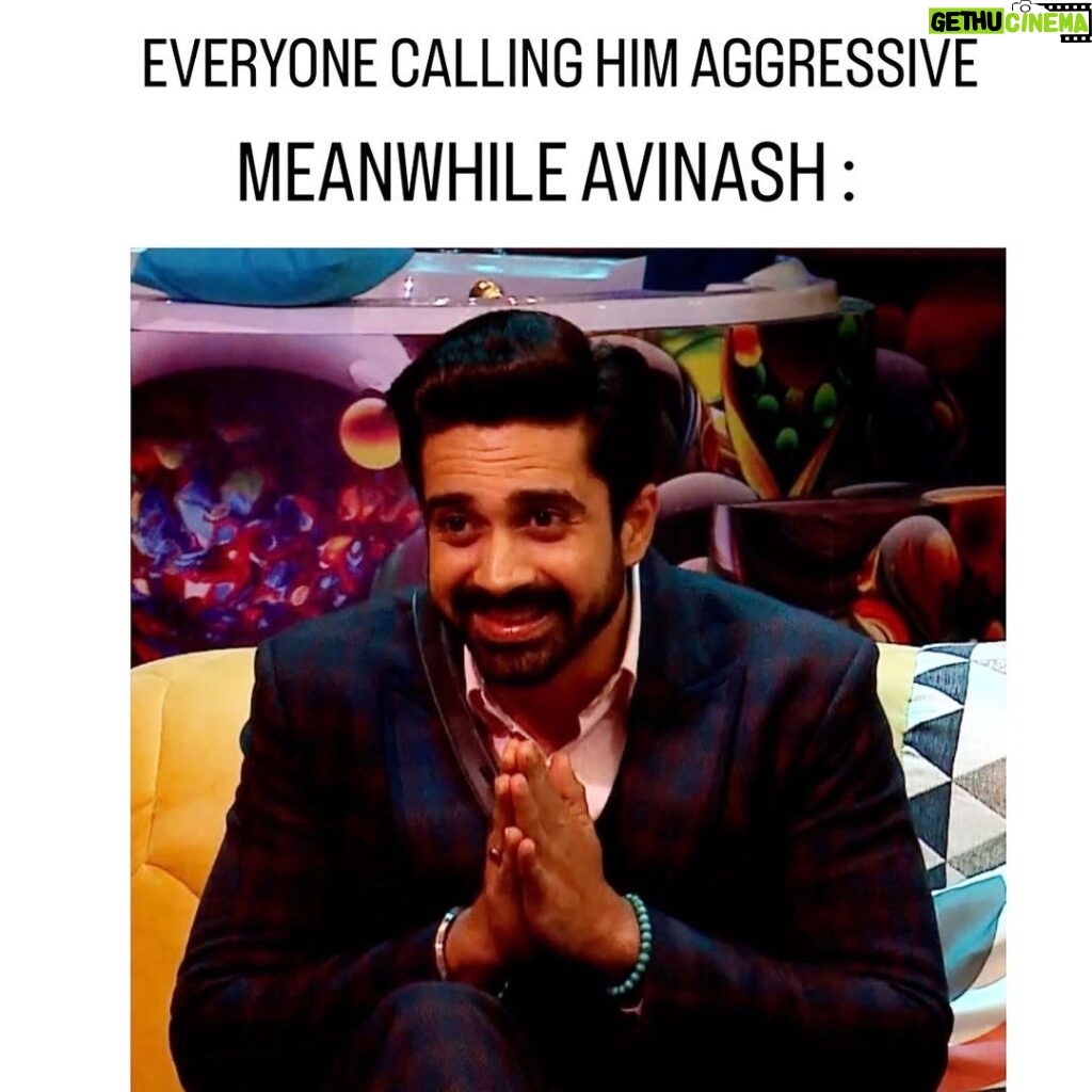 Avinash Sachdev Instagram - He has been dealing with every situation with the utmost calmness and his big wide smile , always the one to sort things out even when the worst is spoken about indeed our #herono1 😇❤ Don’t forget to watch him and vote for him only on @officialjiocinema #AvinashSachdev #AvinashVijaySachdev #AVS #Sachkadev #Avinashinbiggboss #Avinashinbbott #Biggbossott #Avinashkipaltan #lionofthejungle